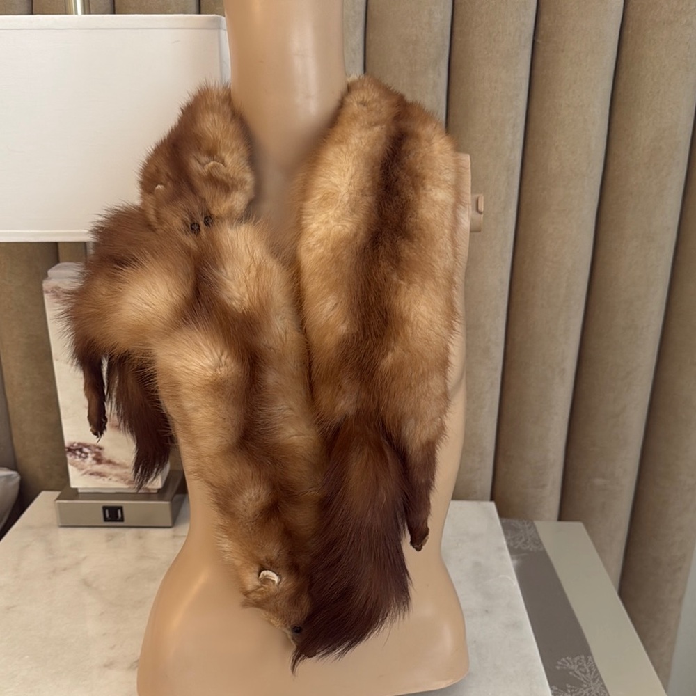 Mink scarf